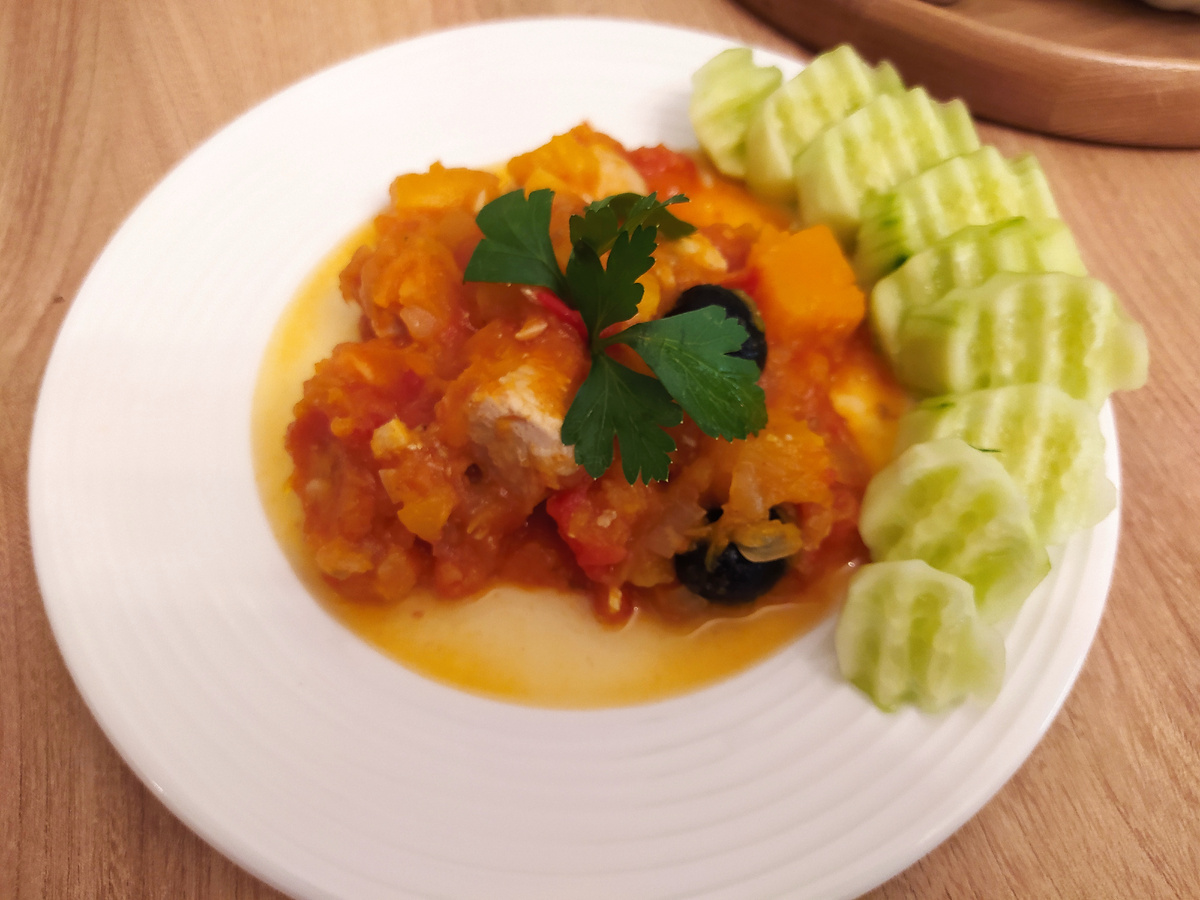 Один из любимых ужинов. Такой - вреда фигуре не принесет!