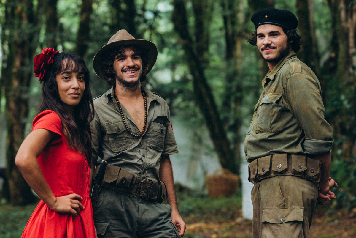 Кадр со съемок приключенческого экшна «Гуантанамера»