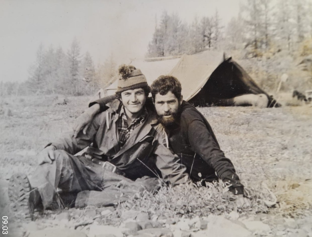 Иван Телелюхин( с бородой) и Володя Фоменко.