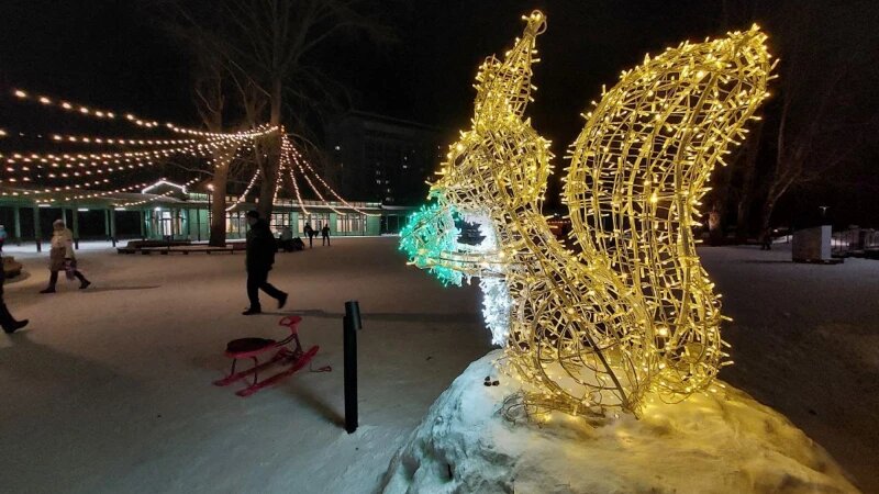     Зима в парке "Изумрудном". Анна Зайкова