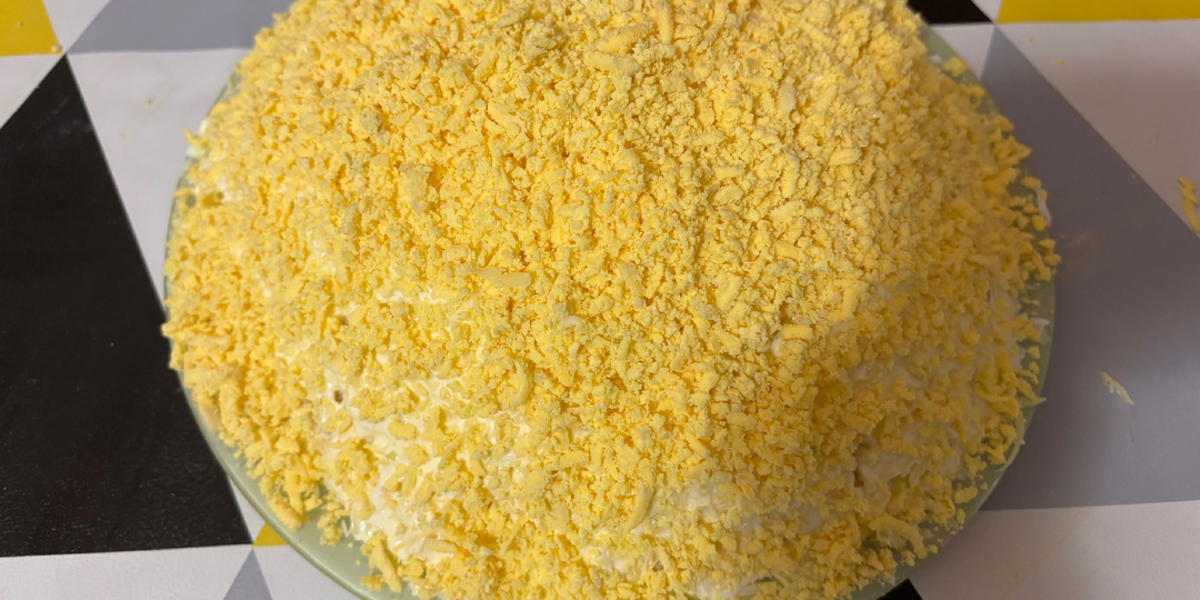 Рецепт новогоднего салата с копченной курицей