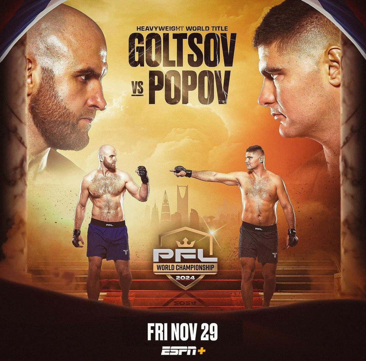     Постер боя Гольцов – Попов