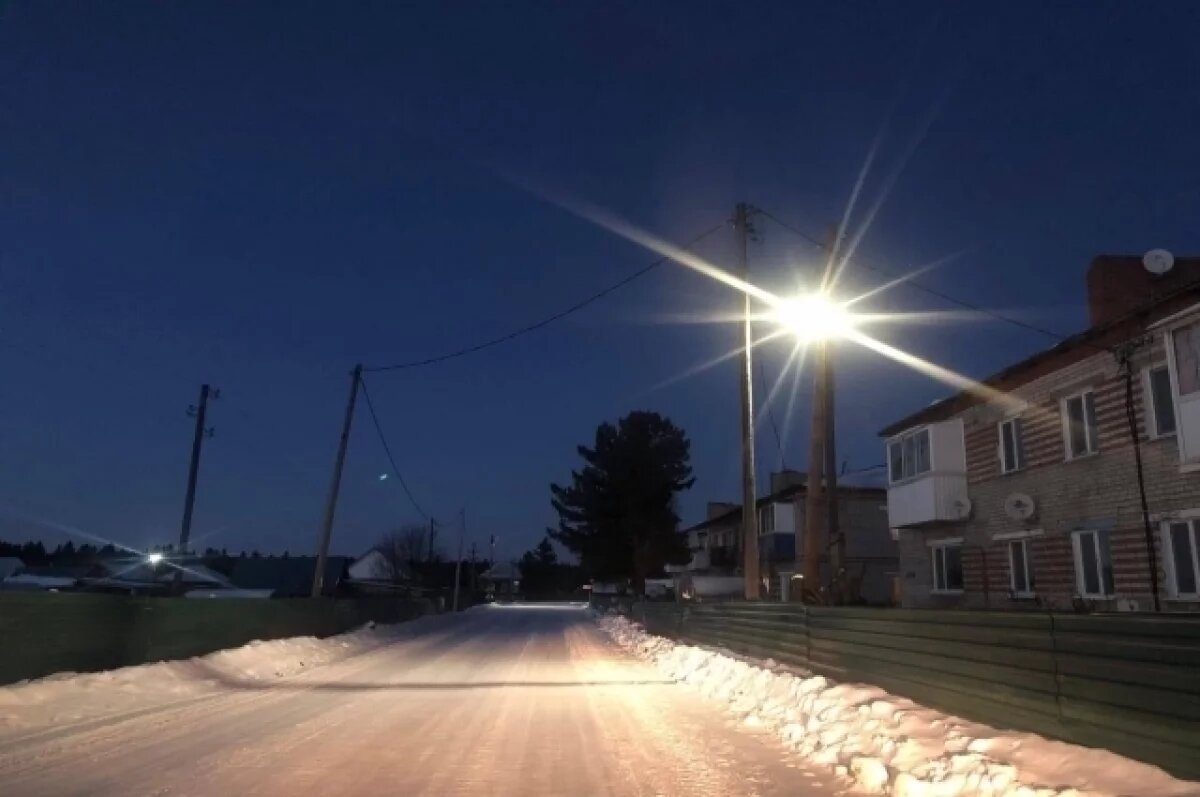    После вмешательства прокуратуры в селе Томской области появилось освещение