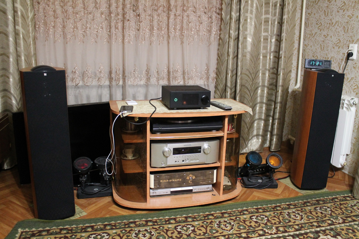 Прослушивание лампового предварительного усилителя в аудиосистеме заказчика