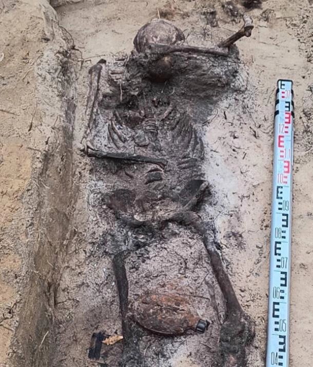    Могила немецкого солдата. Фото: Wdecki Park Krajobrazowy / соцсети