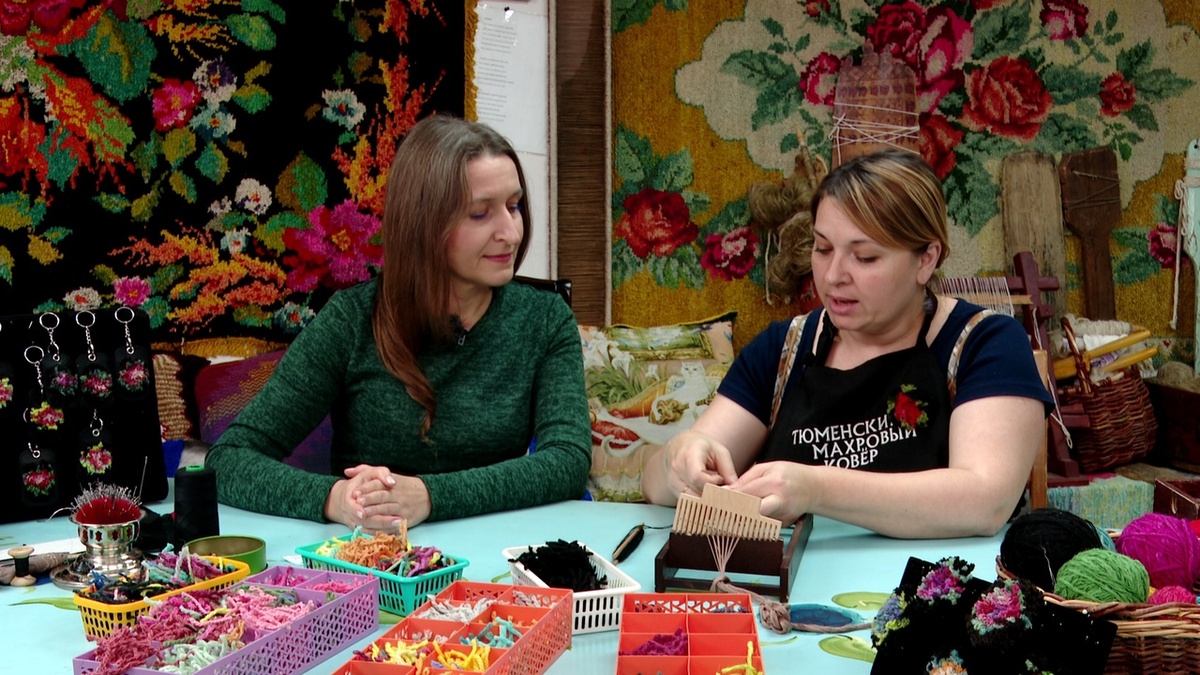 Наталья Денисова - руководитель мастерской "Тюменский махровый ковёр"
