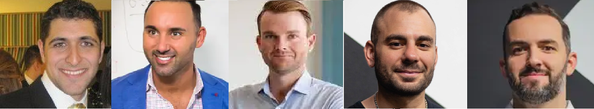 Алекс Карсос, Бретт Малоли, Грегори Стюарт, Джонни Аракелян, Том Диган, соучредители Ladder