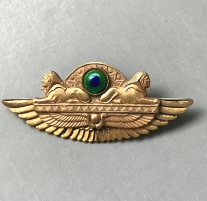 Брошь 20-х годов. Яблонец. Неизвестная мастерская