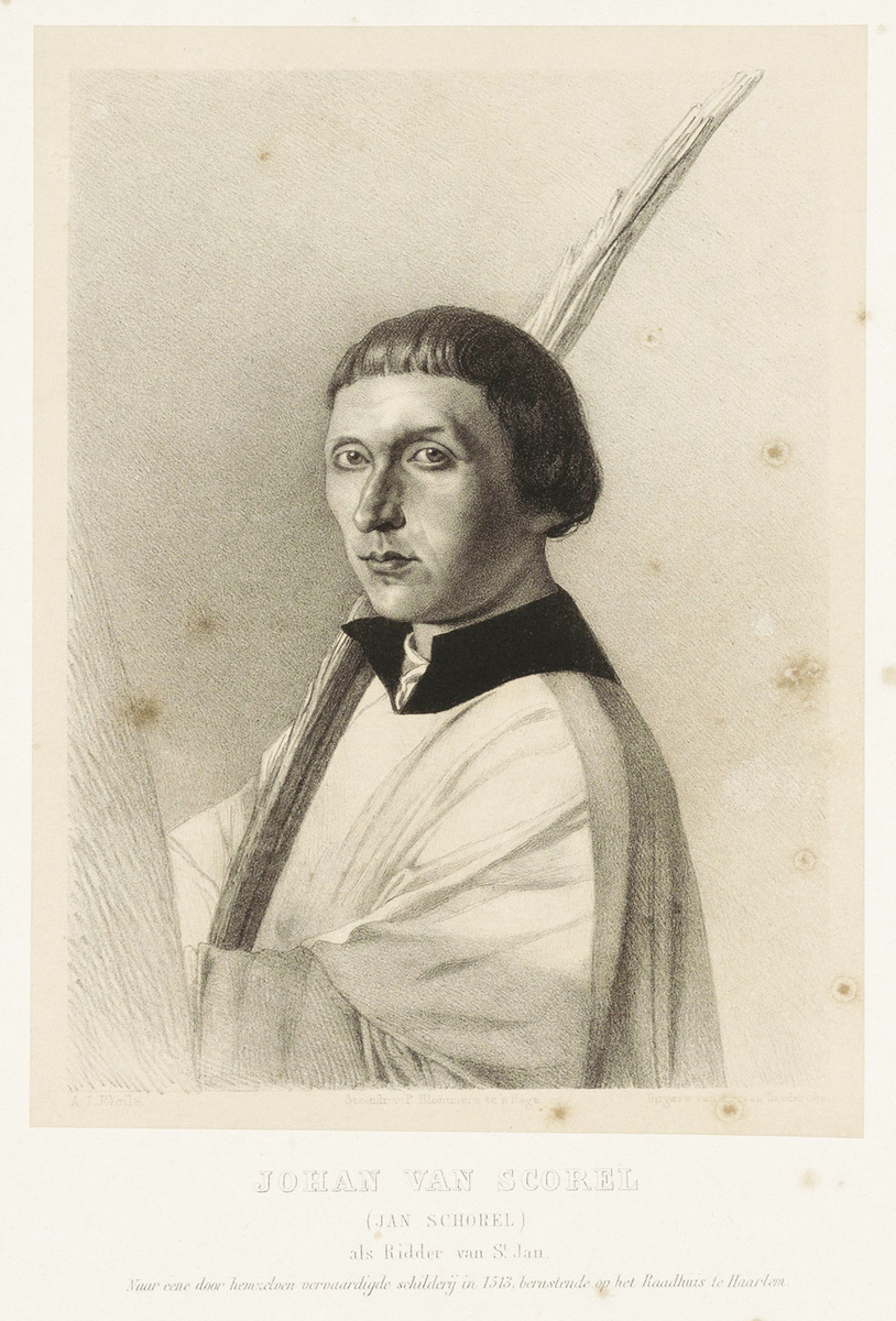 Портрет Яна ван Скорела, кисти Адриануса Йоханнеса Энле, 1847/53 гг.