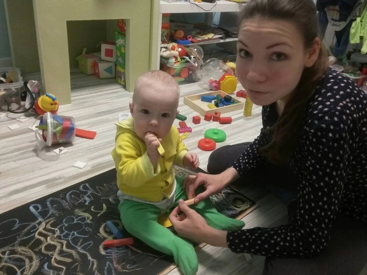 Сыну здесь 8 месяцев