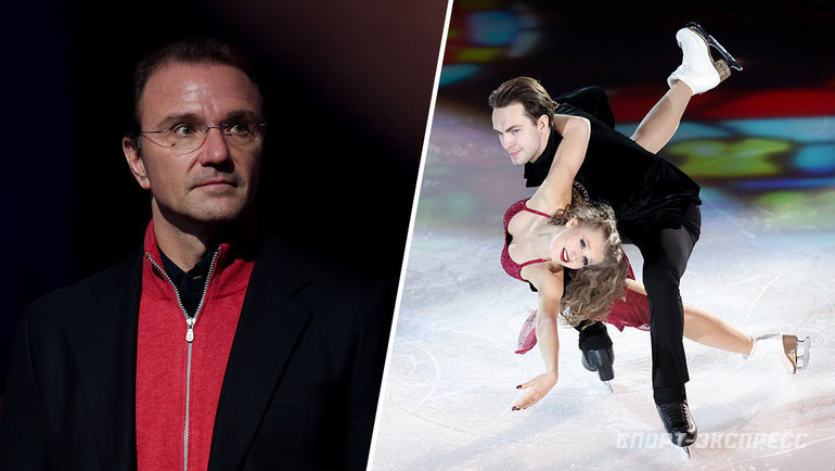    Антон Сихарулидзе и пара Василиса Кагановская/Максим Некрасов.