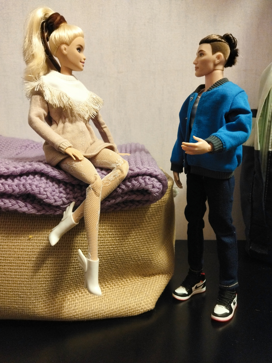 Барби Милли Безграничные движения (Стася) и Кен BMR1959 Европеец (Лука)