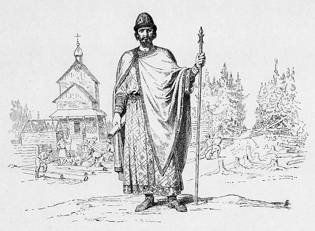 Юрий Долгорукий. Василий Верещагин, альбом «История Государства Российского в изображениях державных его правителей с кратким пояснительным текстом», 1896. фото: wikipedia.org