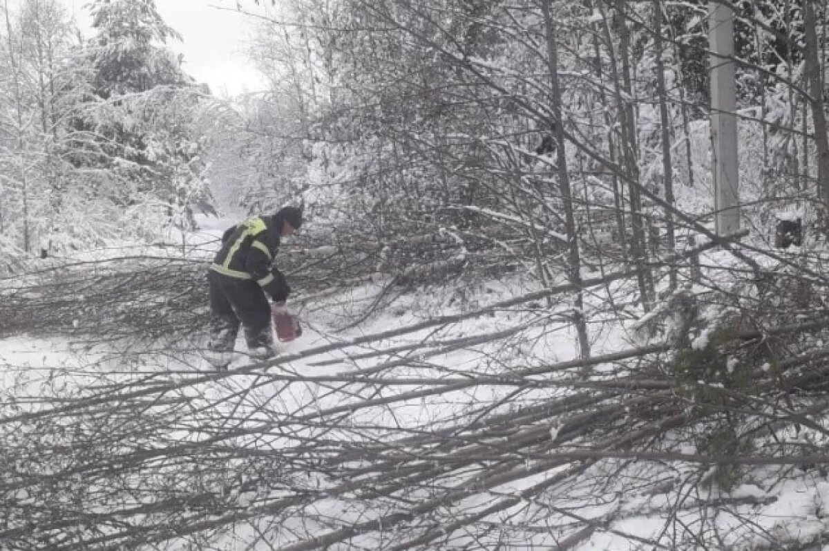    В Тверской области продолжаются работы по восстановлению электроснабжения