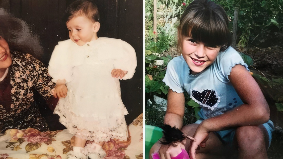    Даша Блохина в детстве