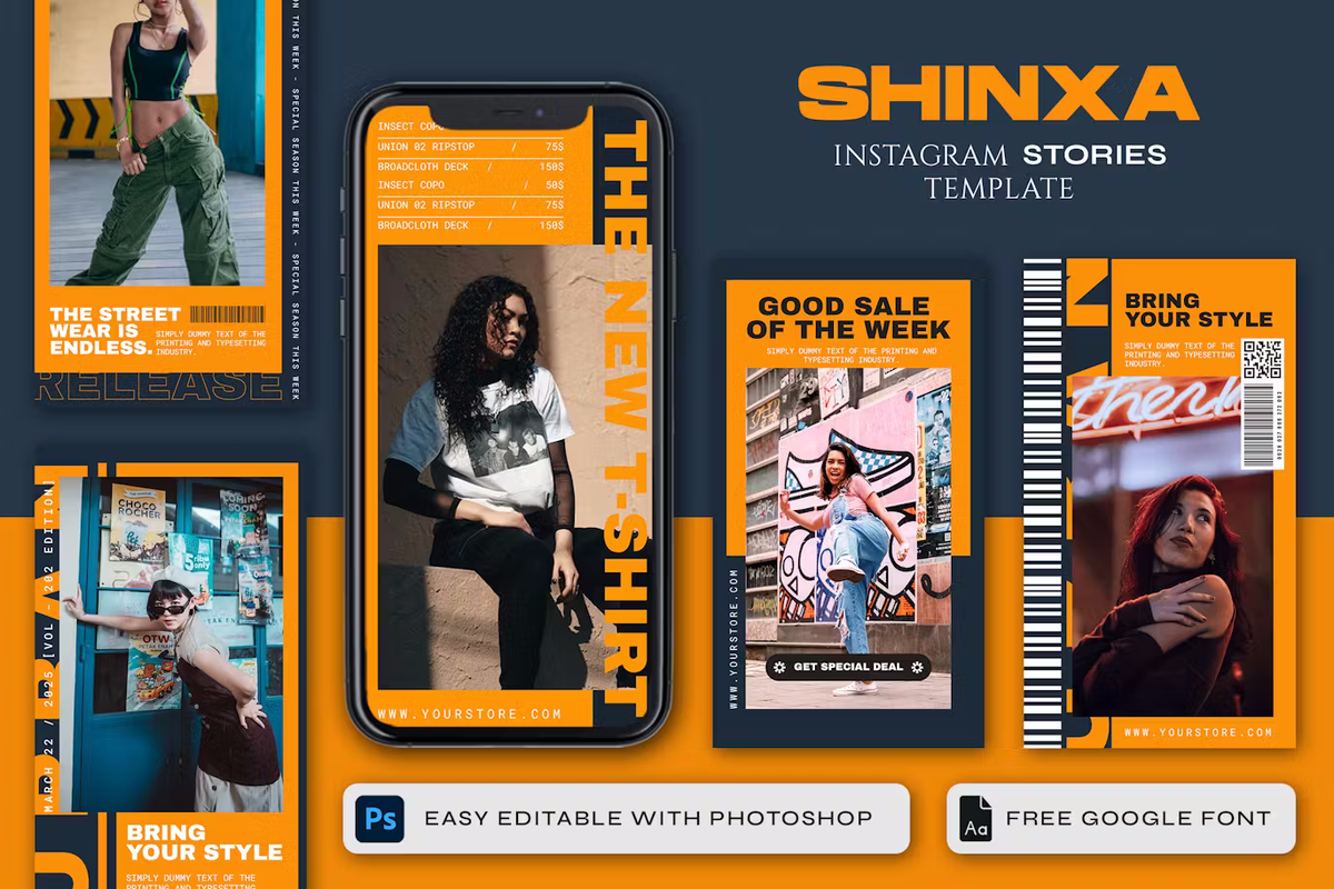 Шаблон для Instagram