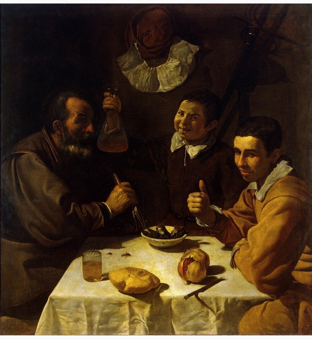 Диего Веласкес "Завтрак". Фото из открытых источников.