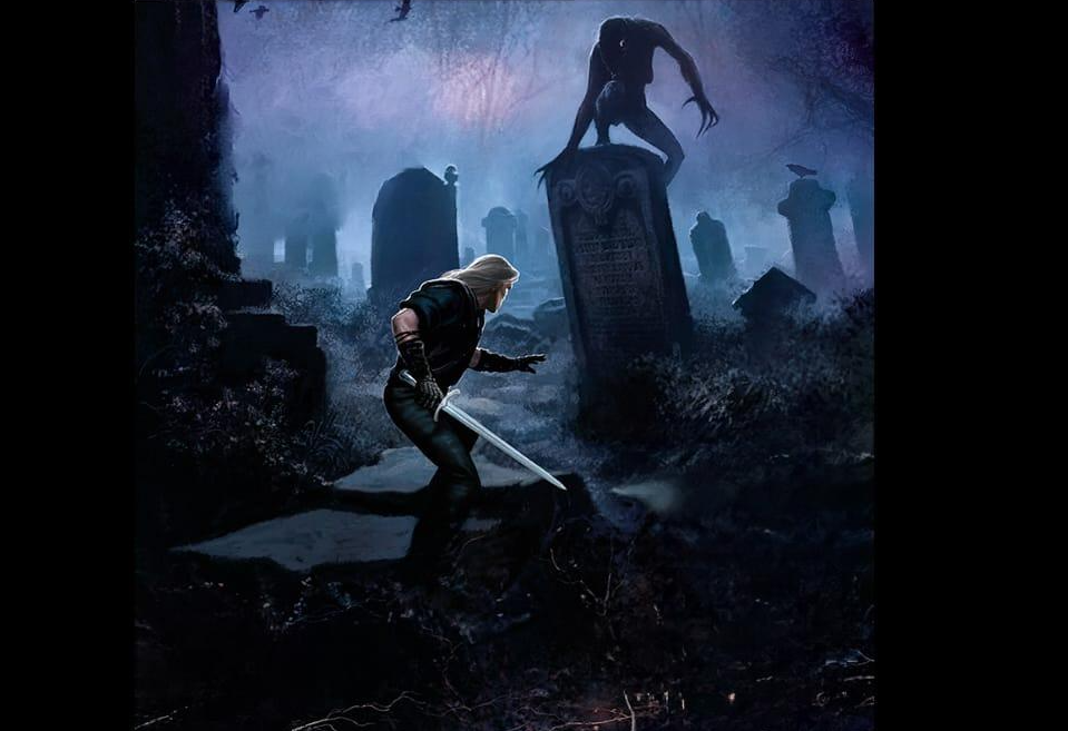 Обложка новой книги о ведьмаке (арт Томека Пиоруновски, swiatczytnikow.pl).