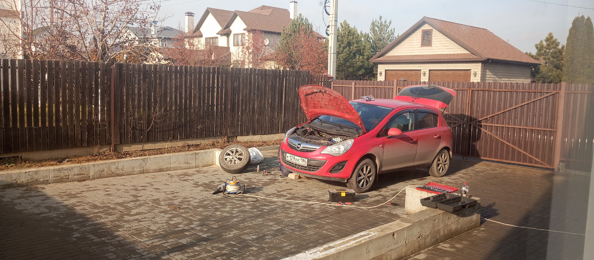 Ремонт машины своими руками 😁