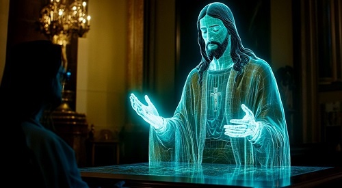 Голографический Христос, цифровой сын Божий.