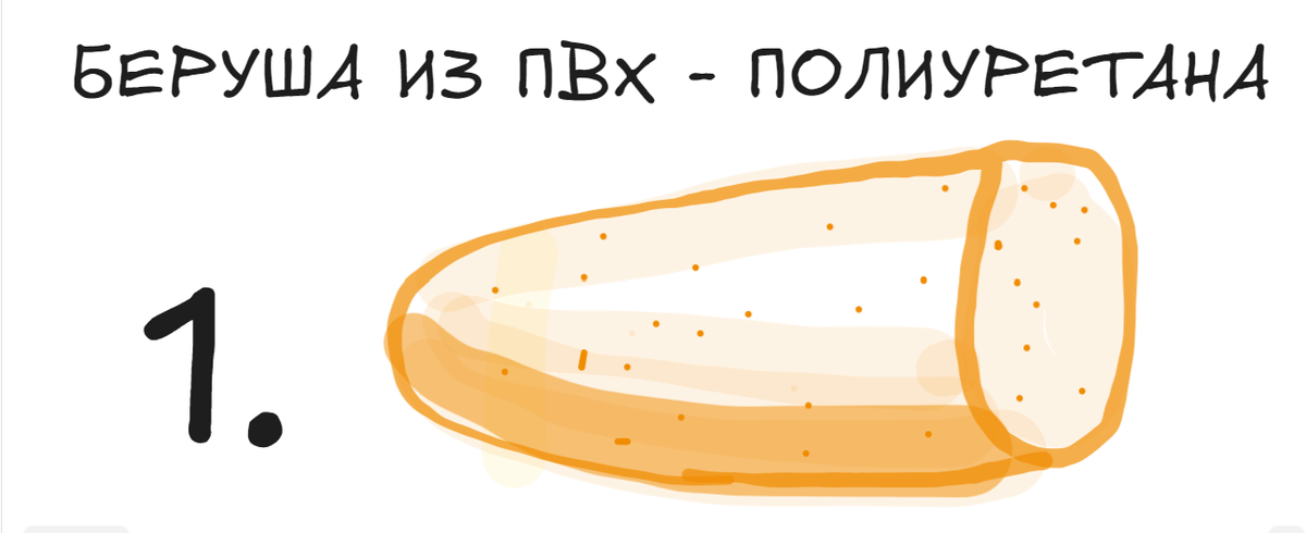 БЕРУША ПЫХ, ОНА ЖЕ БЕРУША ИЗ ПОЛИУРЕТНАНА. Рисунок автора.