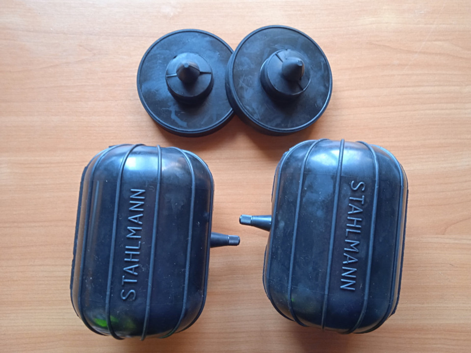 Комплект пневмобаллонов Stahlmann LS HD 150x110мм с боковым ниппелем