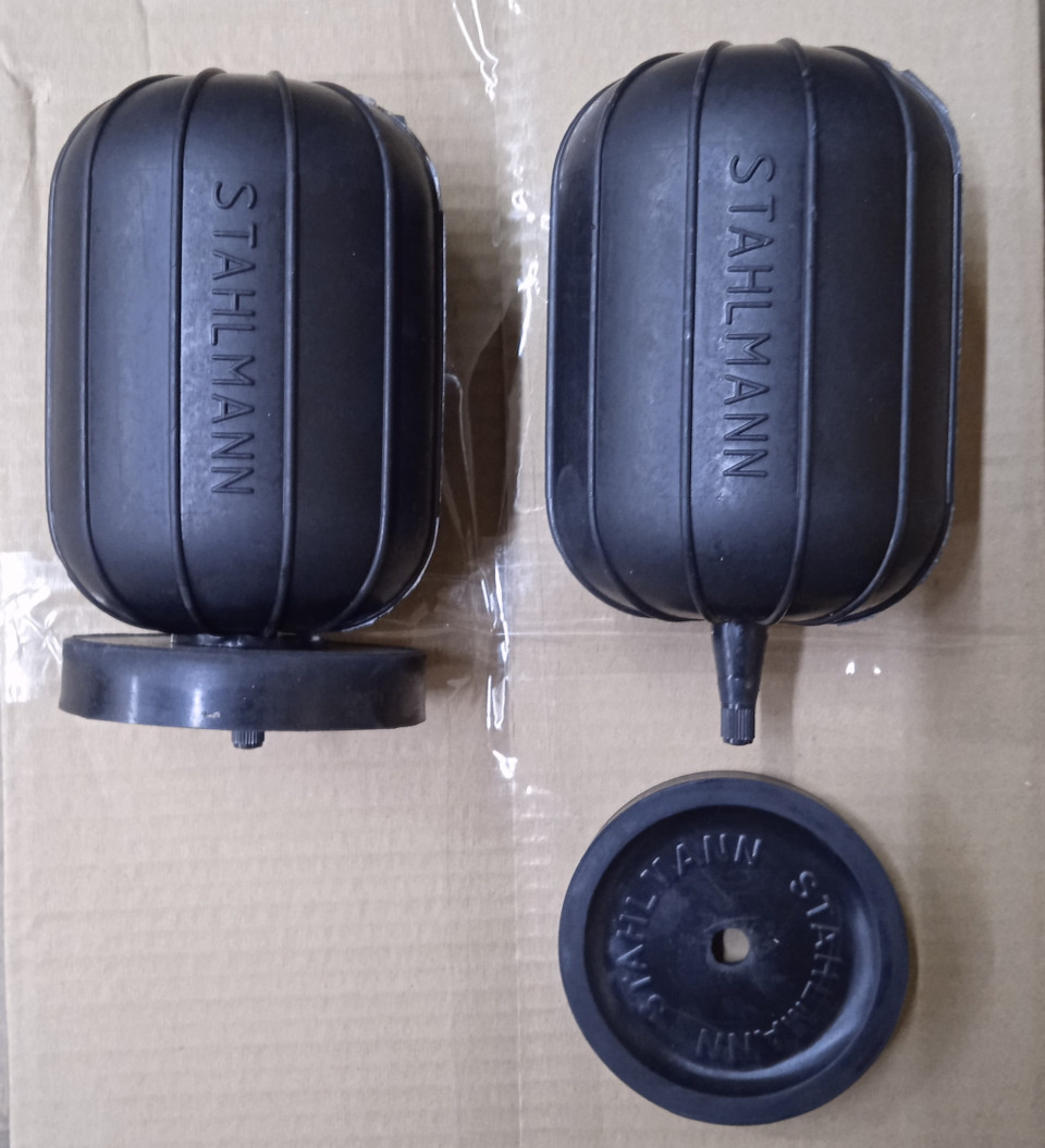 Комплект пневмобаллонов Stahlmann LSI HD 150x110мм с нижним ниппелем