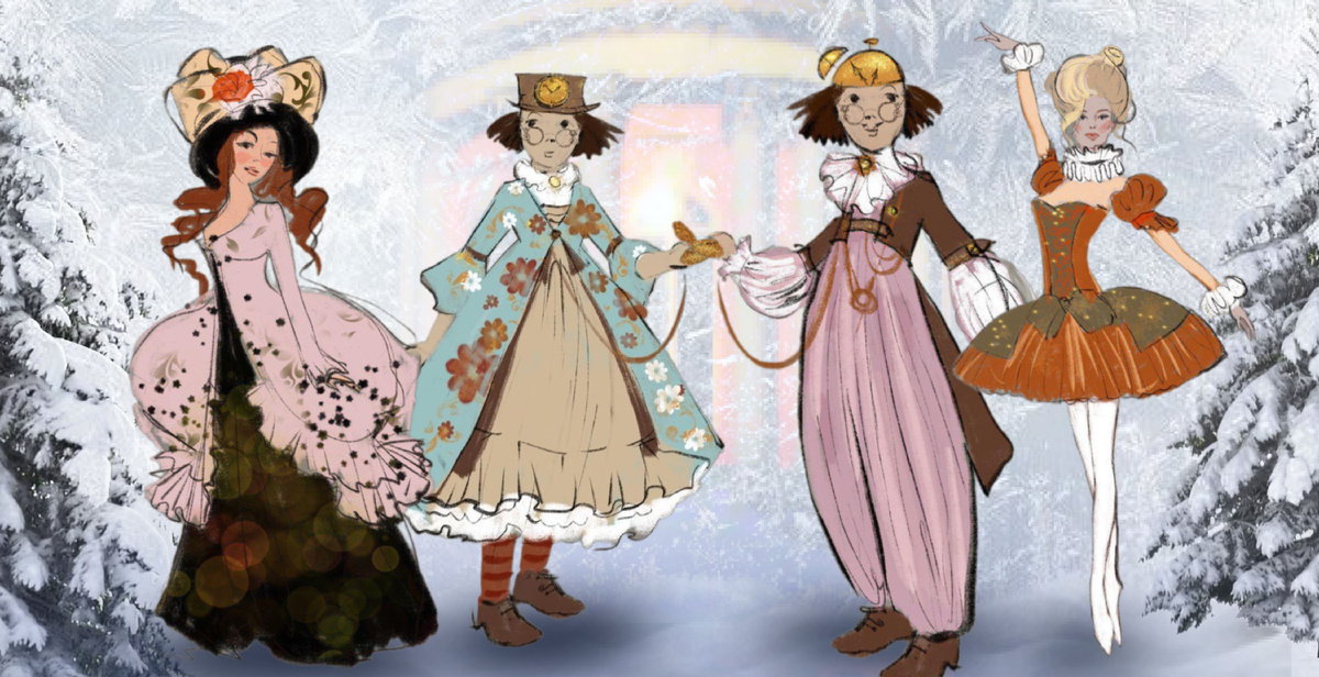 Волшебные персонажи спектакля