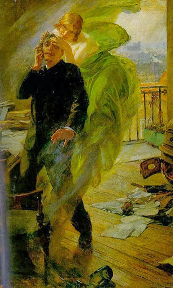 Альбер Менан, «Зелёная муза», 1895.