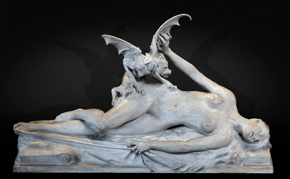 Эжен Тивье "Кошмар" 1894 г.