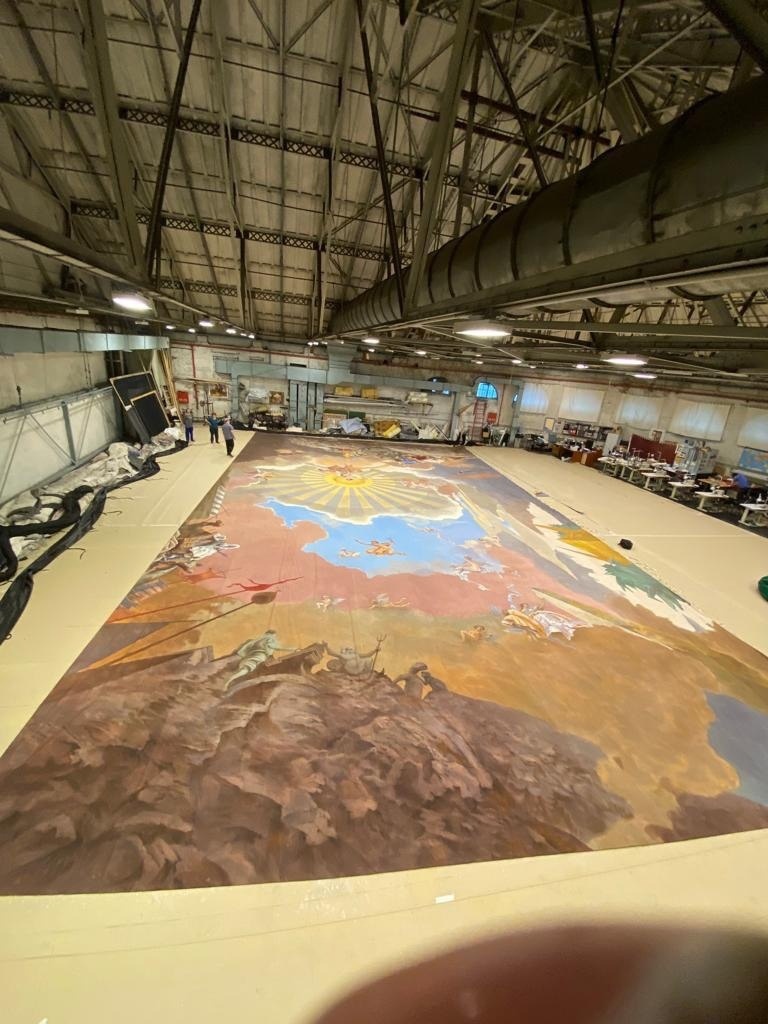 Финальная завеса «Апофеоз» для балета «Дочь фараона»
Мариинский театр 2022 г.