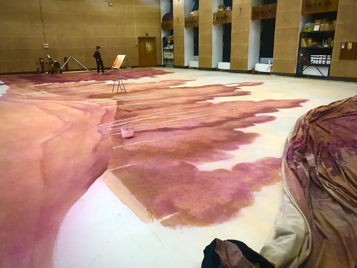 Фрагмент панорамы для спектакля «Спящая красавица» 