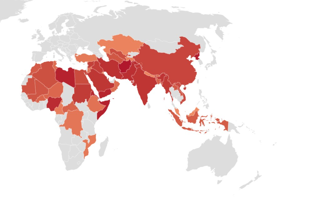 Где в мире труднее всего быть христианином.