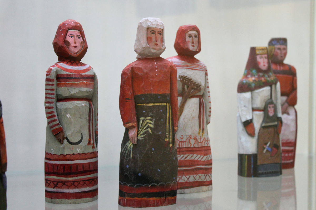 Фото автора. Выставка "Острова традиций".