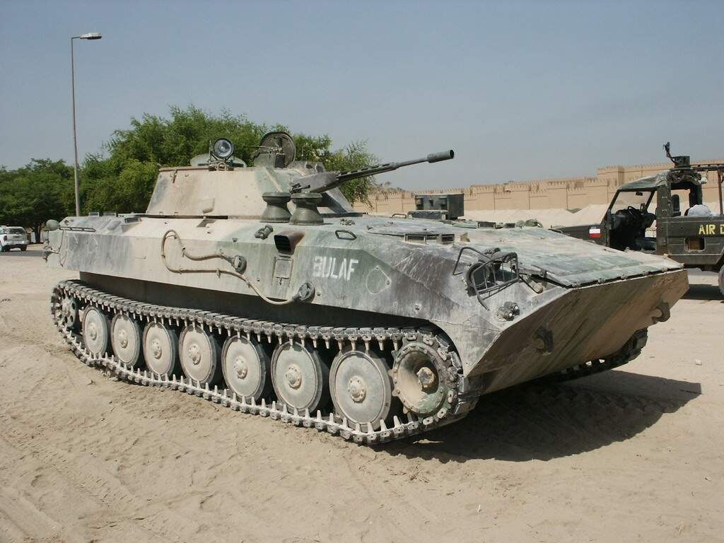 БМП-23 болгарского контингента в Ираке. Одну машину болгары там потеряли
