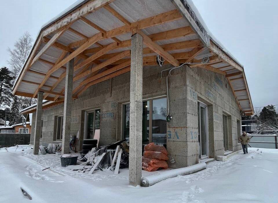 Дом Заказчика до отделки (материал - Велокс). Фото: архив BLOCK manufacture