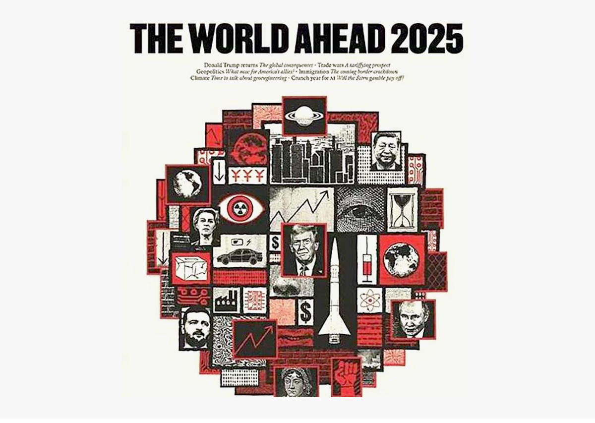 Обложка журнала "The Economist" 2025