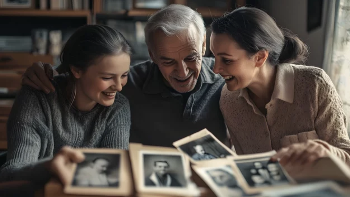 Родители и дети — любовь и поддержка, формирующие уверенность.