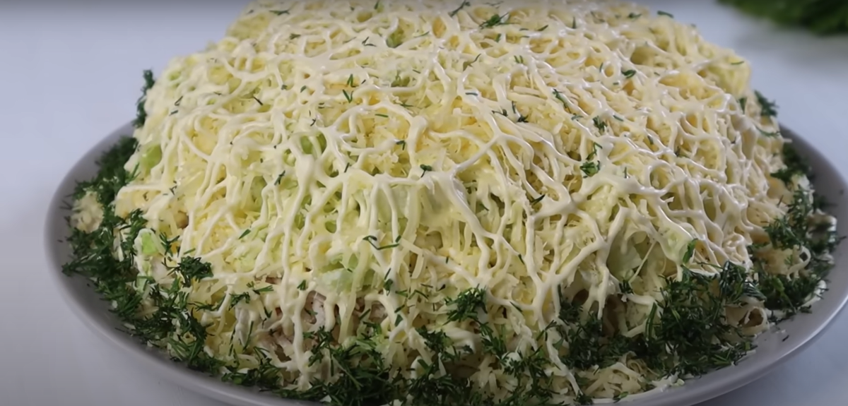 Рецепт салата с курицей