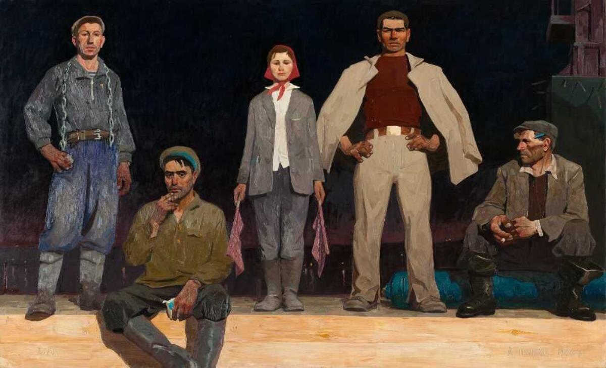 Фото: Виктор Попков, "Строители Братской ГЭС"