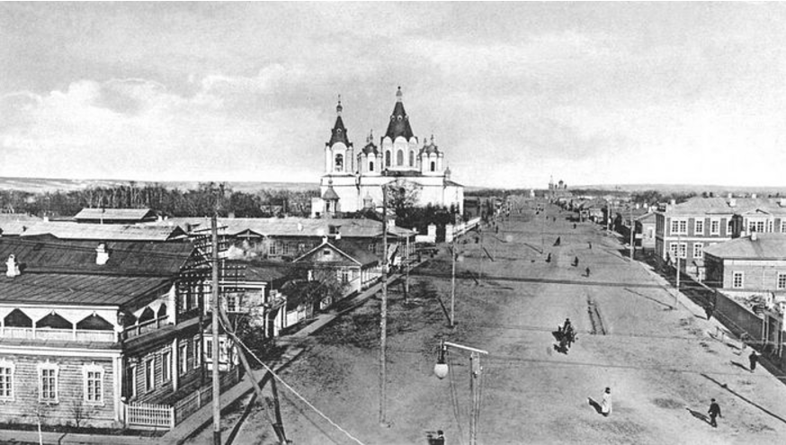 Благовещенск в первой трети двадцатого века. Фото pravoslavie.ru