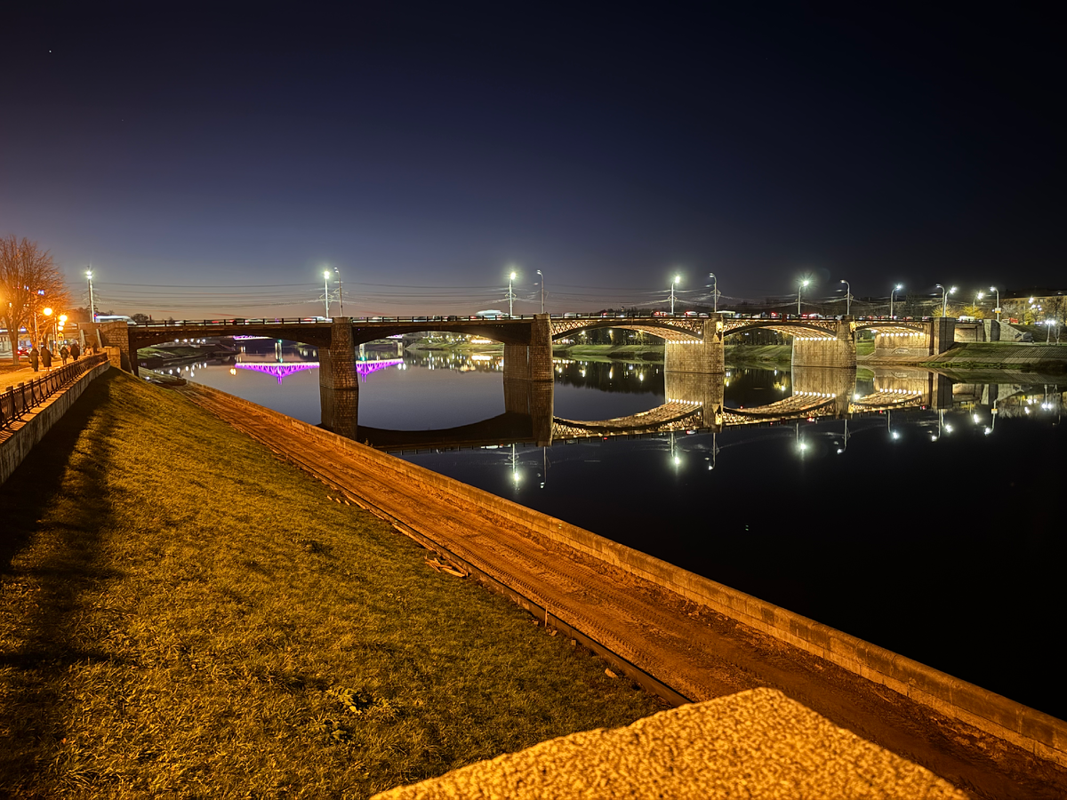 Фото Новый Волжский мост в Твери.