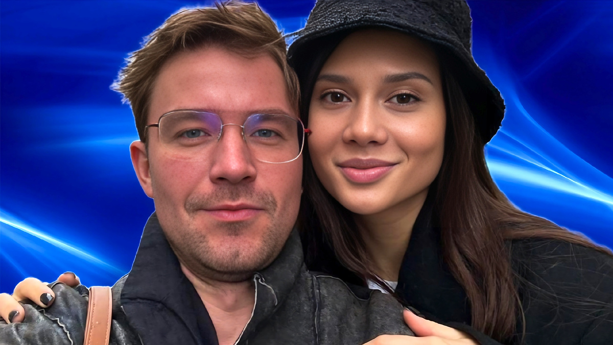 Актер Александр Петров и его жена Виктория. Коллаж. Автор: Елена Д.