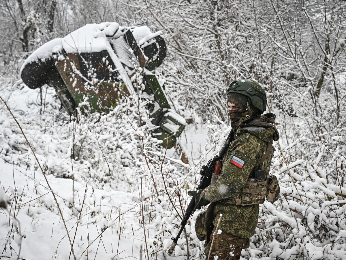    Военнослужащие батальонно-тактической группы "Каштана" спецназа "Ахмат"© РИА Новости . Сергей Бобылев