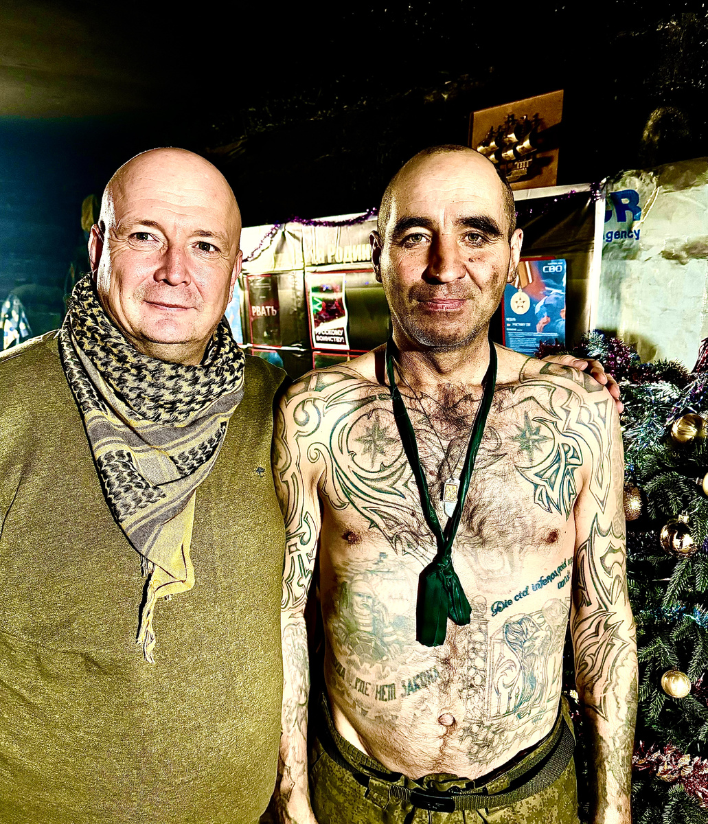 Автор с бойцом "Шторм Z"