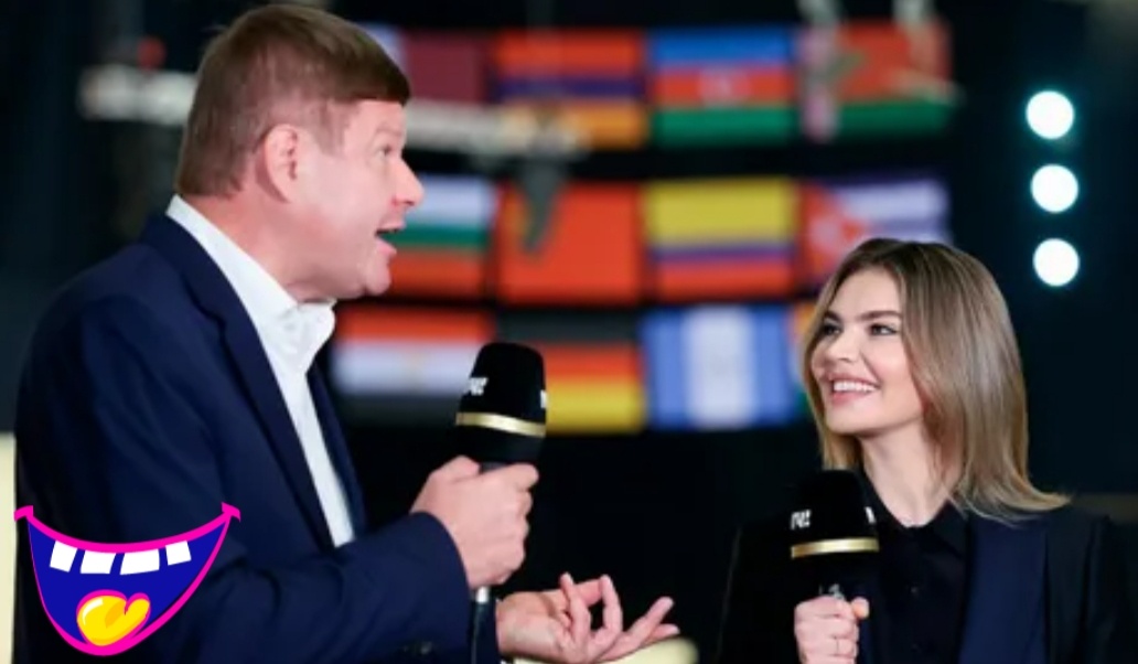 Кабаева, кажется, счастлива видеть Г. у себя на турнире 🙈