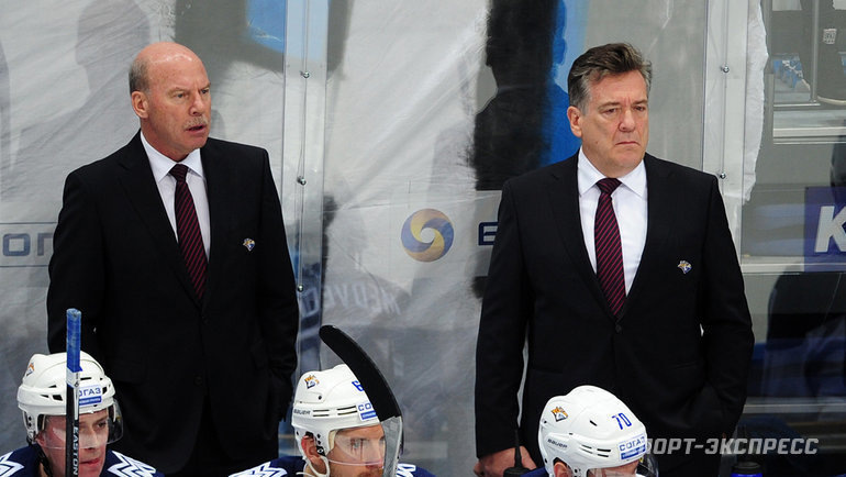    Экс-тренеры «Металлурга» Майк Кинэн и Майкл Пелино.Никита Успенский архив «СЭ»