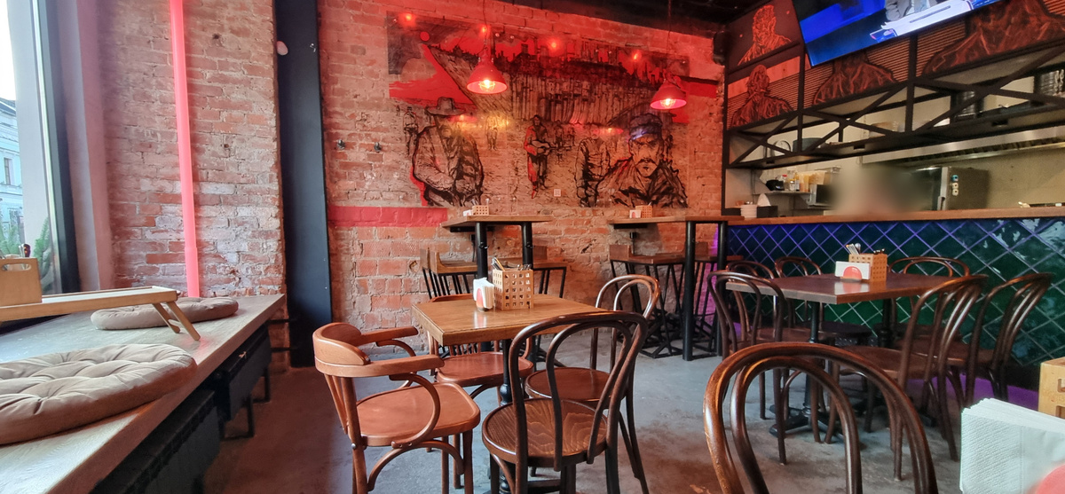 "Gastroлёр", интерьер, без цветокора