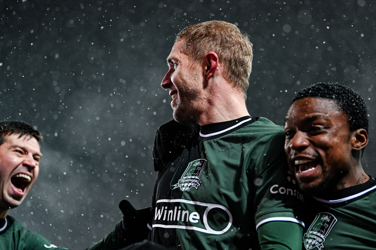 Возможно, все игроки на фото выйдут против «Тюмени». Фото: ФК «Краснодар»