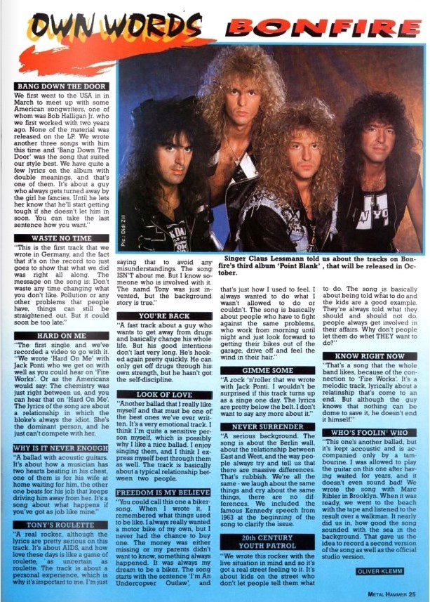 Страница журнала Metal Hammer